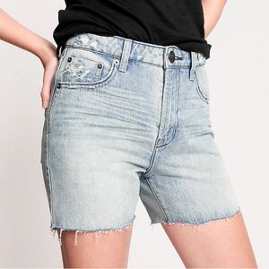 One Teaspoon Mom Legend Shorts- Salty Dog